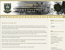 Tablet Screenshot of grange50s.org.uk